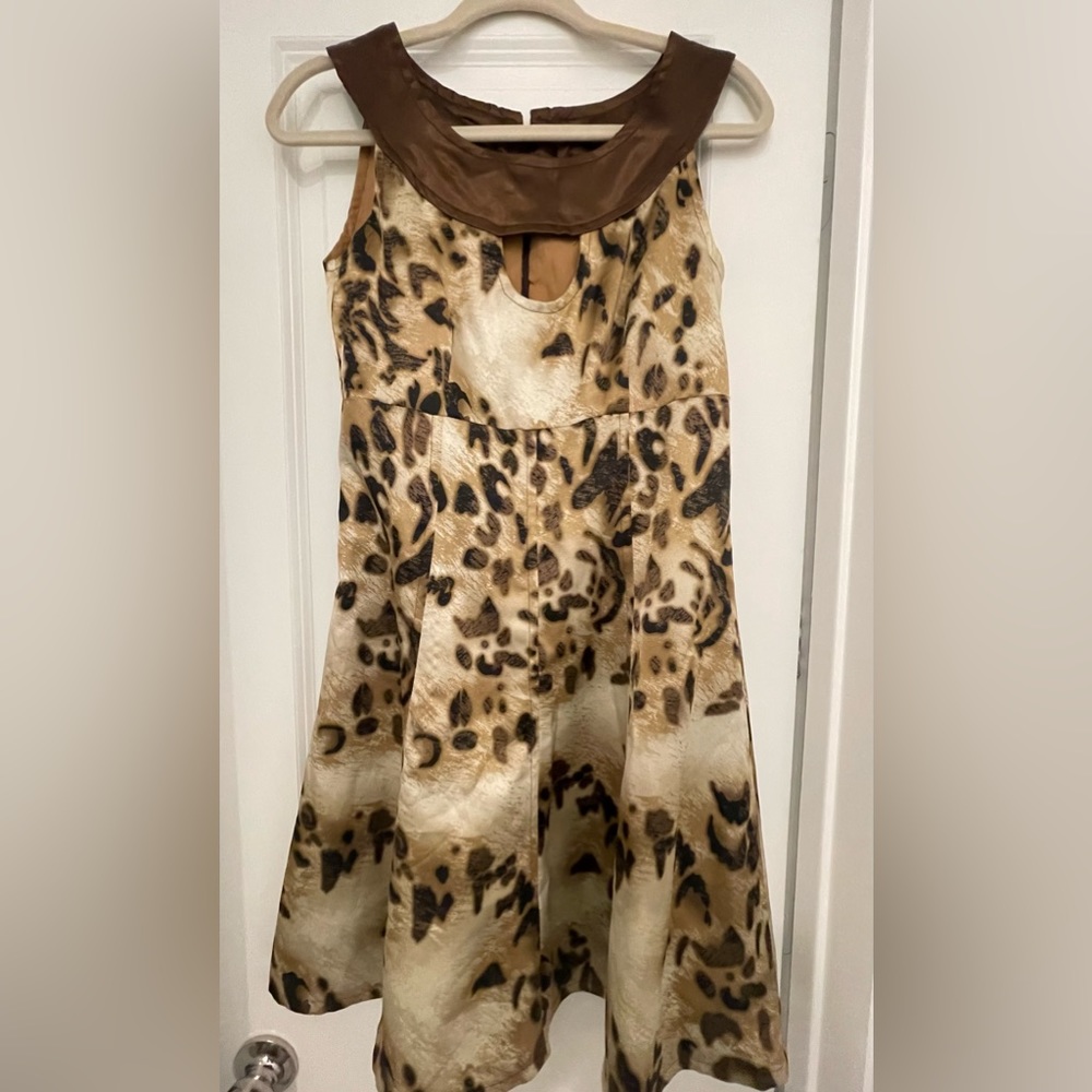 Mini dress cheetah print